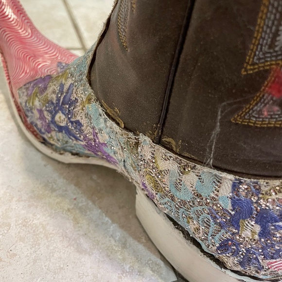 Cowboy Boots pointy toe  men size 10.5 11 as seen in David Guetta music video - Picture 10 of 13